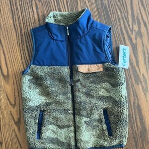 Carter's Navy and Olive Camo Kids Vest